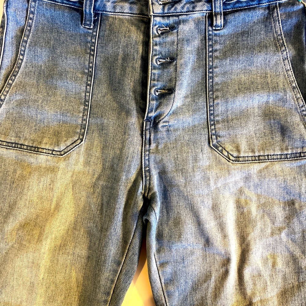 volcom stone -row collection high rise flare jeans